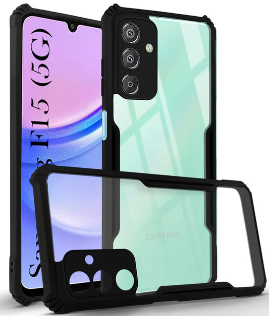 Samsung F15 Back Cover (Silicone Border)