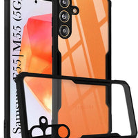 Samsung M55/F55 Back Cover (Silicone Border)