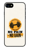 No Pain No Gain iPhone 7/7s Glass Case