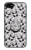 Cute Panda iPhone 7/7s Glass Case