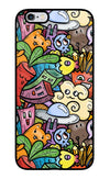 Veggie Doodle iPhone 6 Plus/6s Plus Glass Case