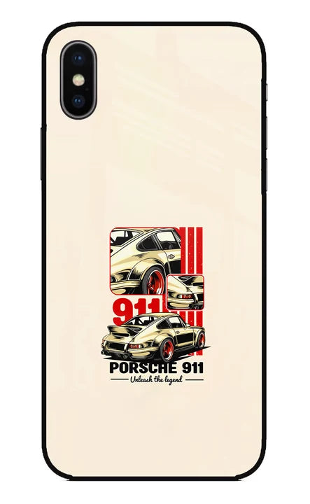 Classic Porsche 911 iPhone X Back Cover