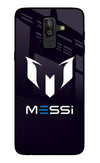 Messi Logo Samsung J8 Glass Case