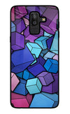 Cubic Abstract Samsung J8 Glass Case