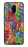 Music Instrument Doodle Oneplus 6T Glass Case