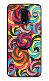 Spiral Pattern Oneplus 6T Glass Case