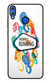 Keep Running Honor 8X Glass Case