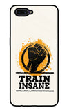 Train Insane Oppo A3S Glass Case