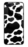 Cow Spots Oppo A3S Glass Case