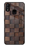 Wooden Cube Design Vivo Y91/Y93/Y95 Glass Case