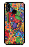 Music Instrument Doodle Vivo Y91/Y93/Y95 Glass Case