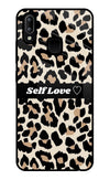 Leopard Print Self Love Vivo Y91/Y93/Y95 Glass Case