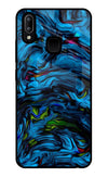 Dark Blue Abstract Vivo Y91/Y93/Y95 Glass Case