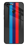 BMW Stripes Pattern Honor 9 Lite Glass Case