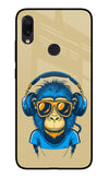 Monkey Headphone Redmi Note 7/7S/7 Pro Glass Case