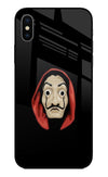 Money Heist iPhone XS Glass Case