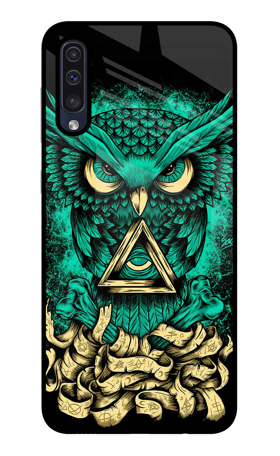 Green Owl Samsung A50/A50s/A30s Back cover