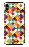 Geometric Abstract Colorful iPhone XS Max Glass Case