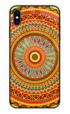 Mandala Pattern iPhone XS Max Glass Case