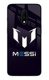 Messi Logo Oneplus 7 Glass Case