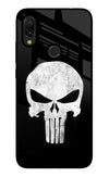 Punisher Skull Redmi Y3 Glass Case