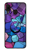 Cubic Abstract Samsung A20/M10s Glass Case