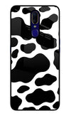 Cow Spots Oppo F11 Glass Case