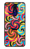 Spiral Pattern Oppo F11 Glass Case