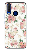 Flowers Vivo Y15/Y17 Glass Case