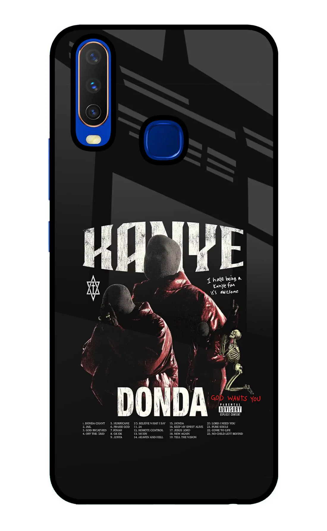 Donda Kanye West Vivo Y15/Y17  Back cover
