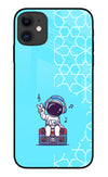 Cute Astronaut Chilling iPhone 11 Glass Case