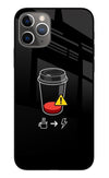 Coffee iPhone 11 Pro Max Glass Case