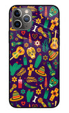 Mexican Artwork iPhone 11 Pro Max Glass Case