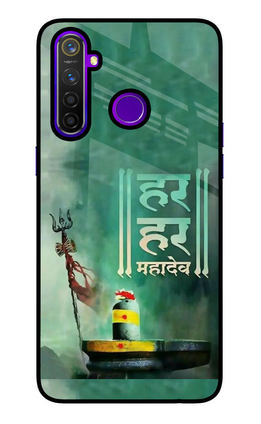 Har Har Mahadev Shivling Realme 5 Pro Back cover