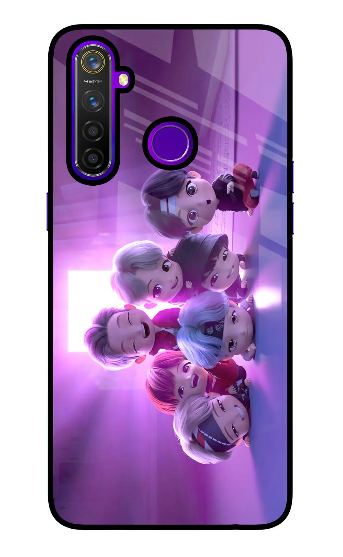 BTS Chibi Realme 5 Pro Back cover
