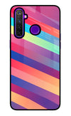 Stripes color Realme 5 Pro Glass Case