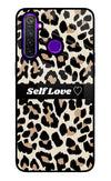 Leopard Print Self Love Realme 5 Pro Glass Case