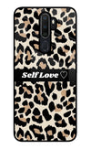 Leopard Print Self Love Oppo A5 2020/A9 2020 Glass Case