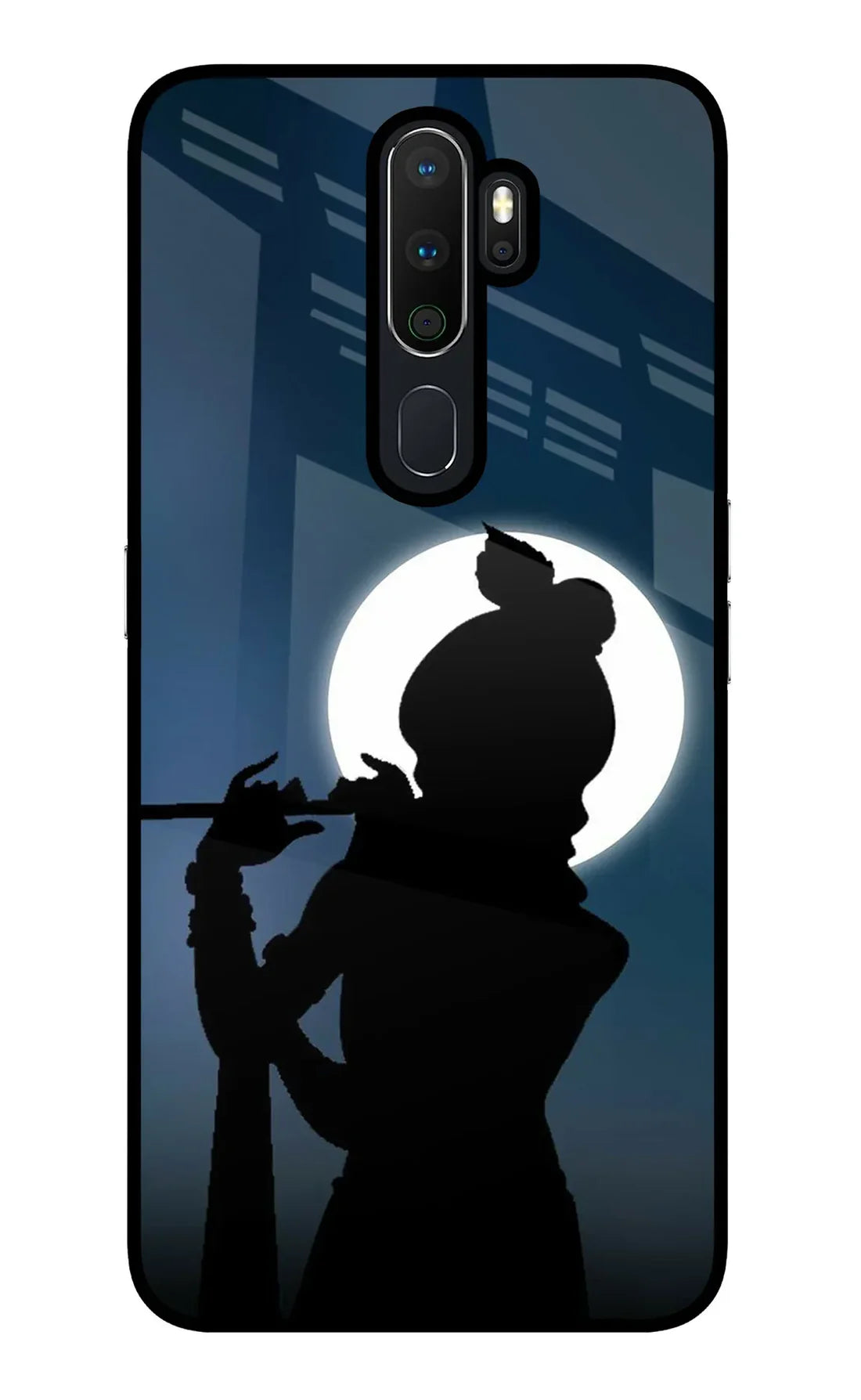 Shri Krishna Silhouette Oppo A5 2020/A9 2020   Back cover
