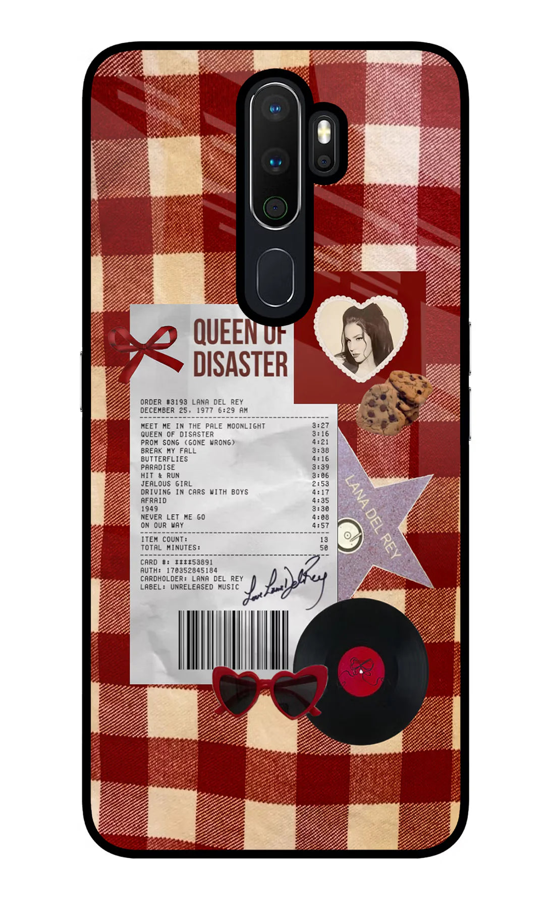 Queen of Disaster Oppo A5 2020/A9 2020  Back cover