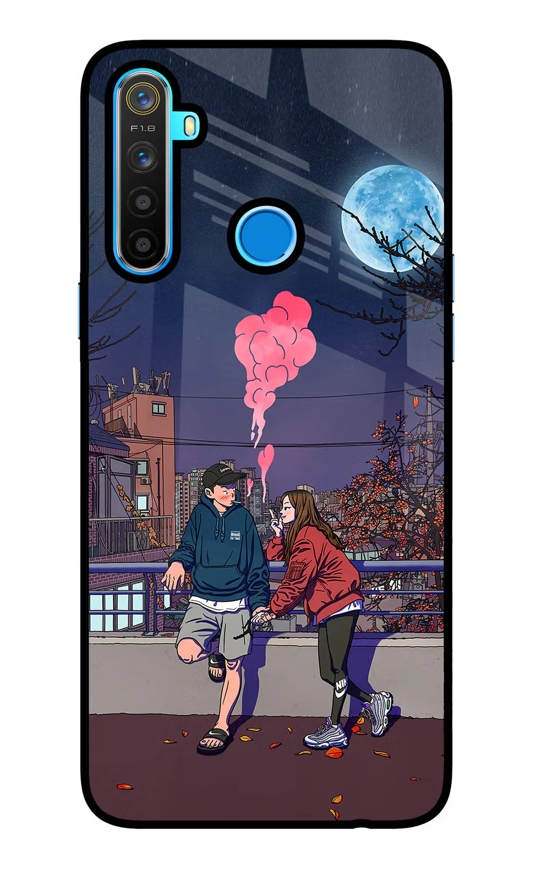 Chilling Couple Realme 5/5i/5s Back cover