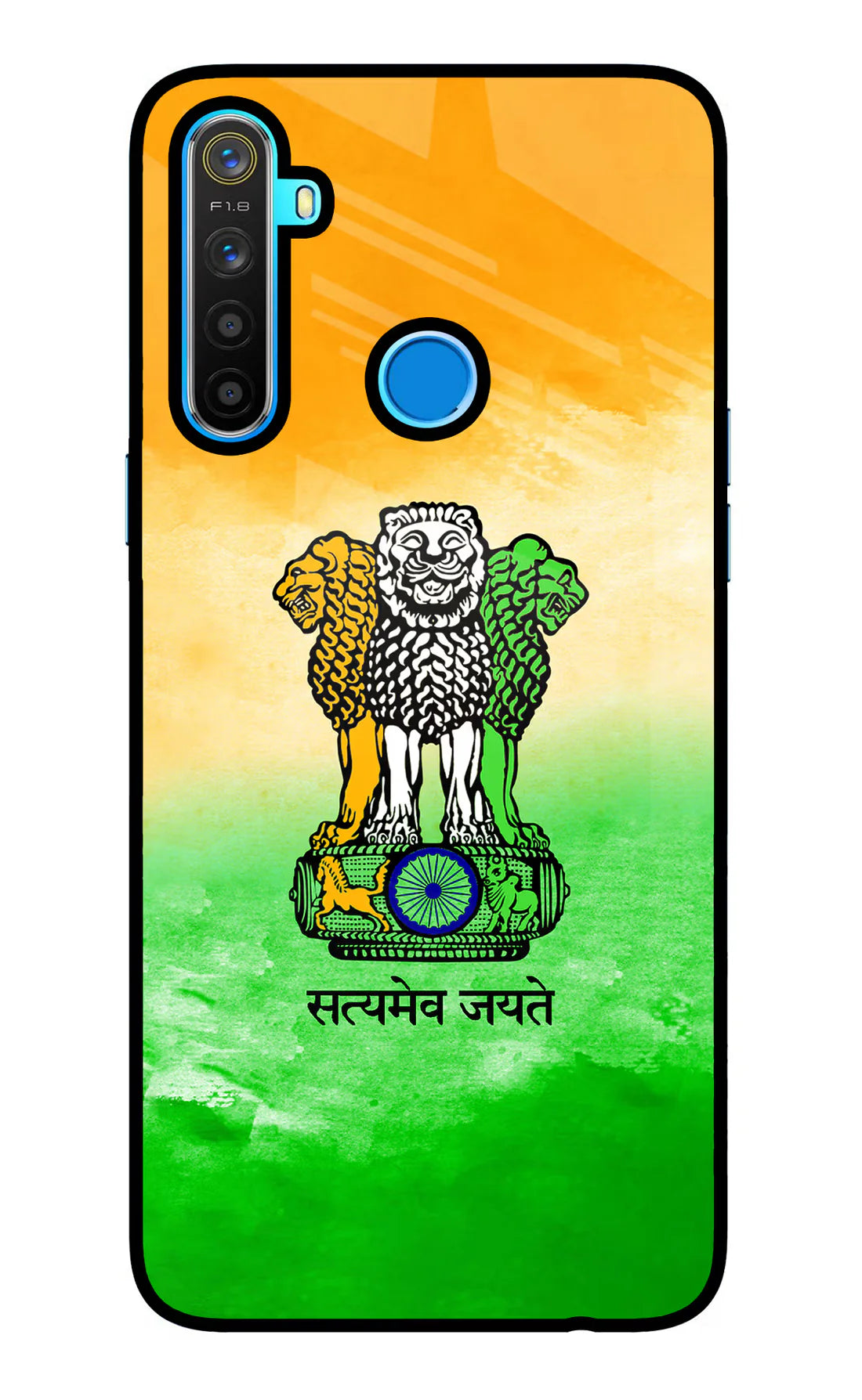 Satyamev Jayate Flag Realme 5/5i/5s Back cover