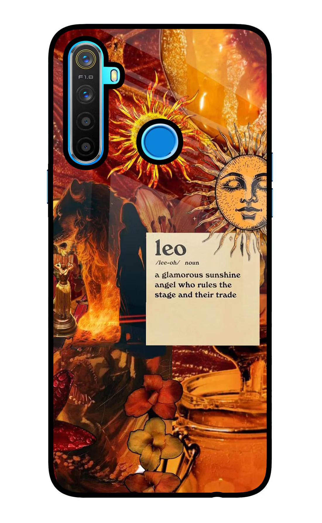 Leo Zodiac Realme 5/5i/5s Back cover