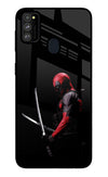 Deadpool Samsung M30s Glass Case