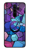 Cubic Abstract Redmi Note 8 Pro Glass Case