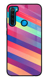 Stripes color Redmi Note 8 Glass Case