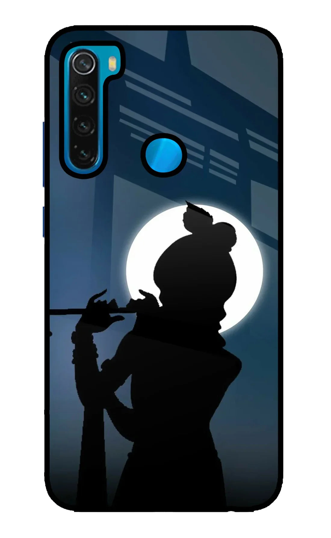 Shri Krishna Silhouette Redmi Note 8 Back cover