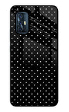 White Dots Vivo V17 Glass Case