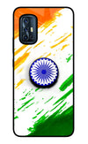 Indian Flag Ashoka Chakra Vivo V17 Glass Case