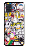 Sticker Bomb Samsung A51 Glass Case